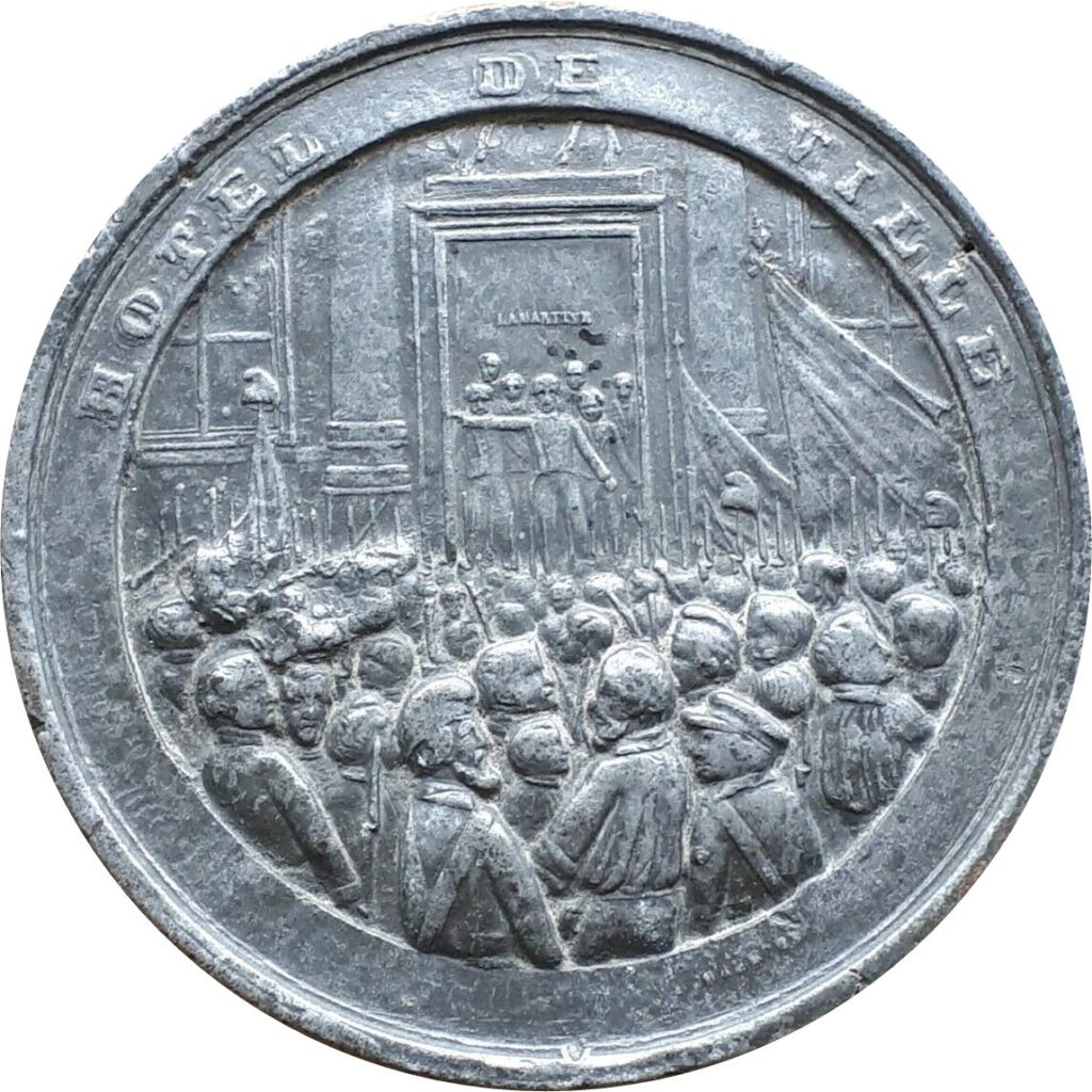 Un dixième de décimation, monnaie de la convention, 1848 (titre