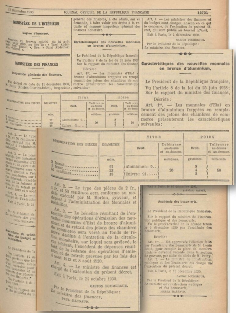 Journal Officiel du 17 décembre 1930