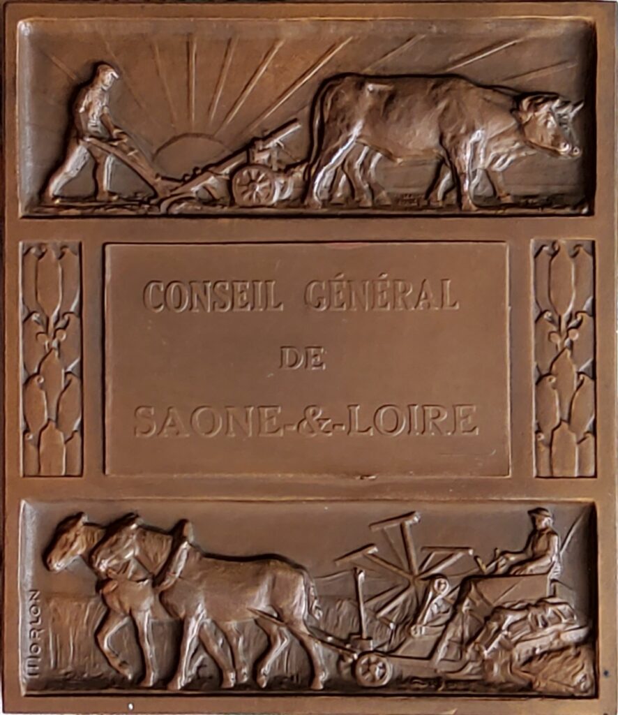 Concours agricole - Conseil Général de Saône et Loire - Revers